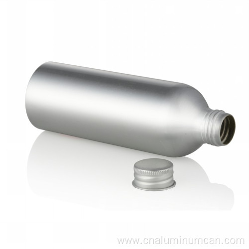 aluminum bottle with screw cap